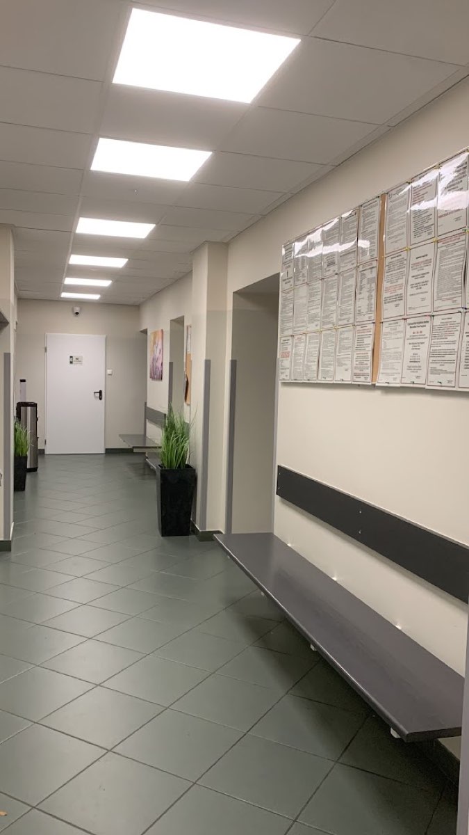 Korytarz i poczekalnia Poradni „Puchatek